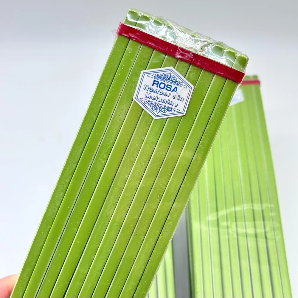 Rosa Brand Number 1 in Melamine Green Chopsticks - 10 pack (100 pairs)